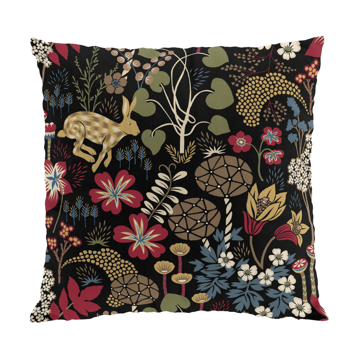 Arvidssons Textil Lyckeflykt tyynynpäällinen 47 x 47 cm Punaruskea