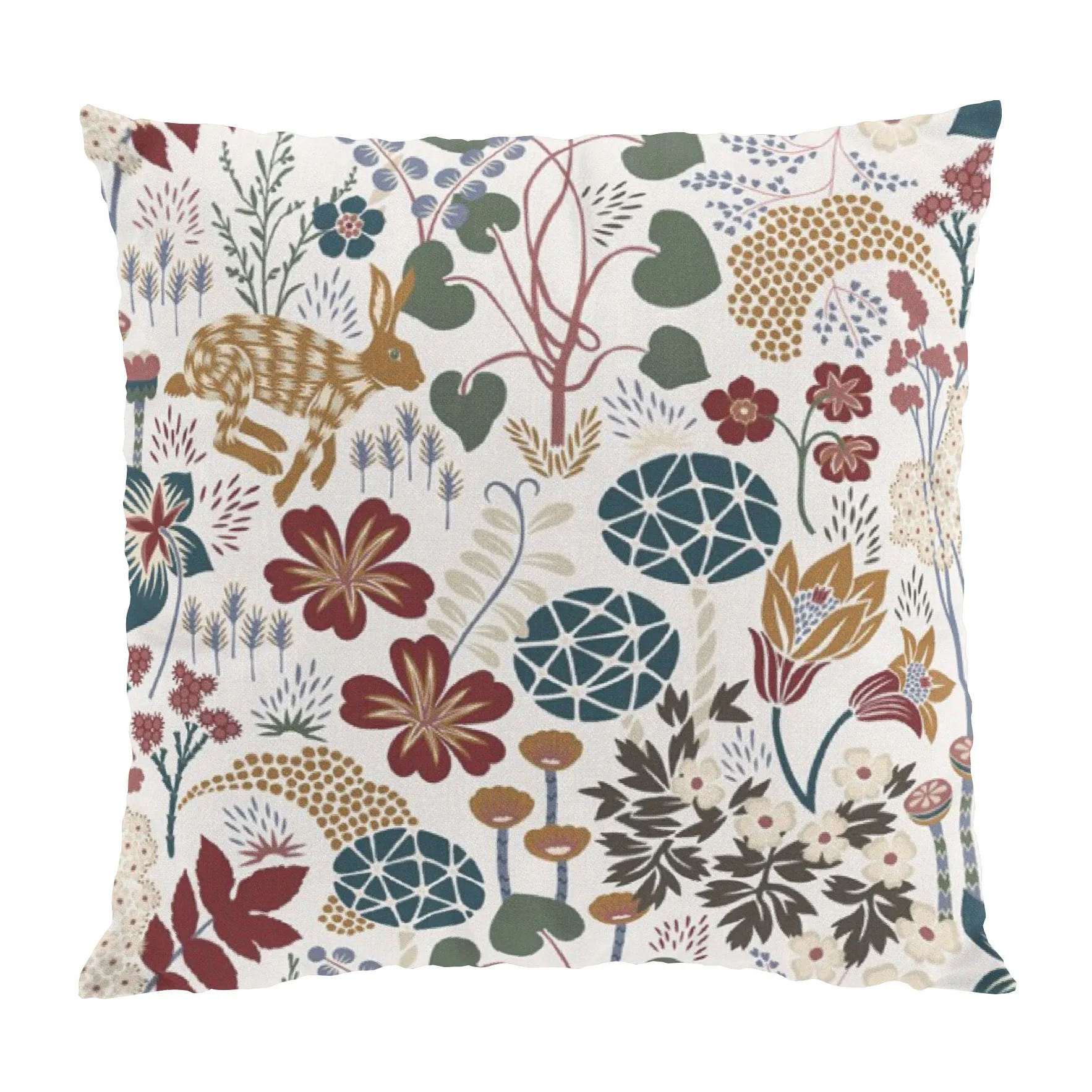 Lyckeflykt tyynynpäällinen 47 x 47 cm, Ruoste-ruskea Arvidssons Textil