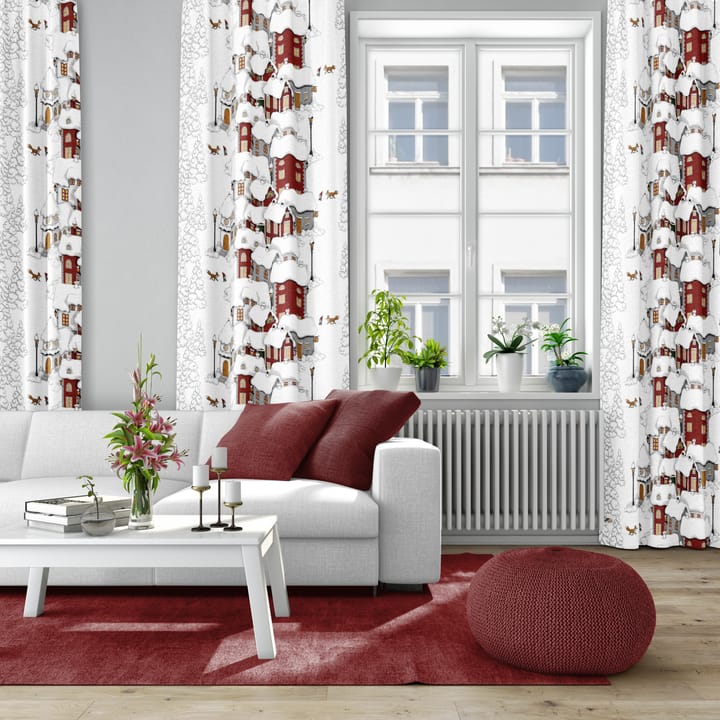 Mikkel kangas, Offwhite-harmaa-punainen Arvidssons Textil