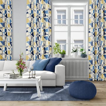 Mosaik kangas - Sininen - Arvidssons Textil
