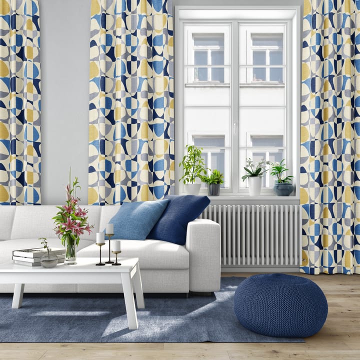 Mosaik kangas, Sininen Arvidssons Textil