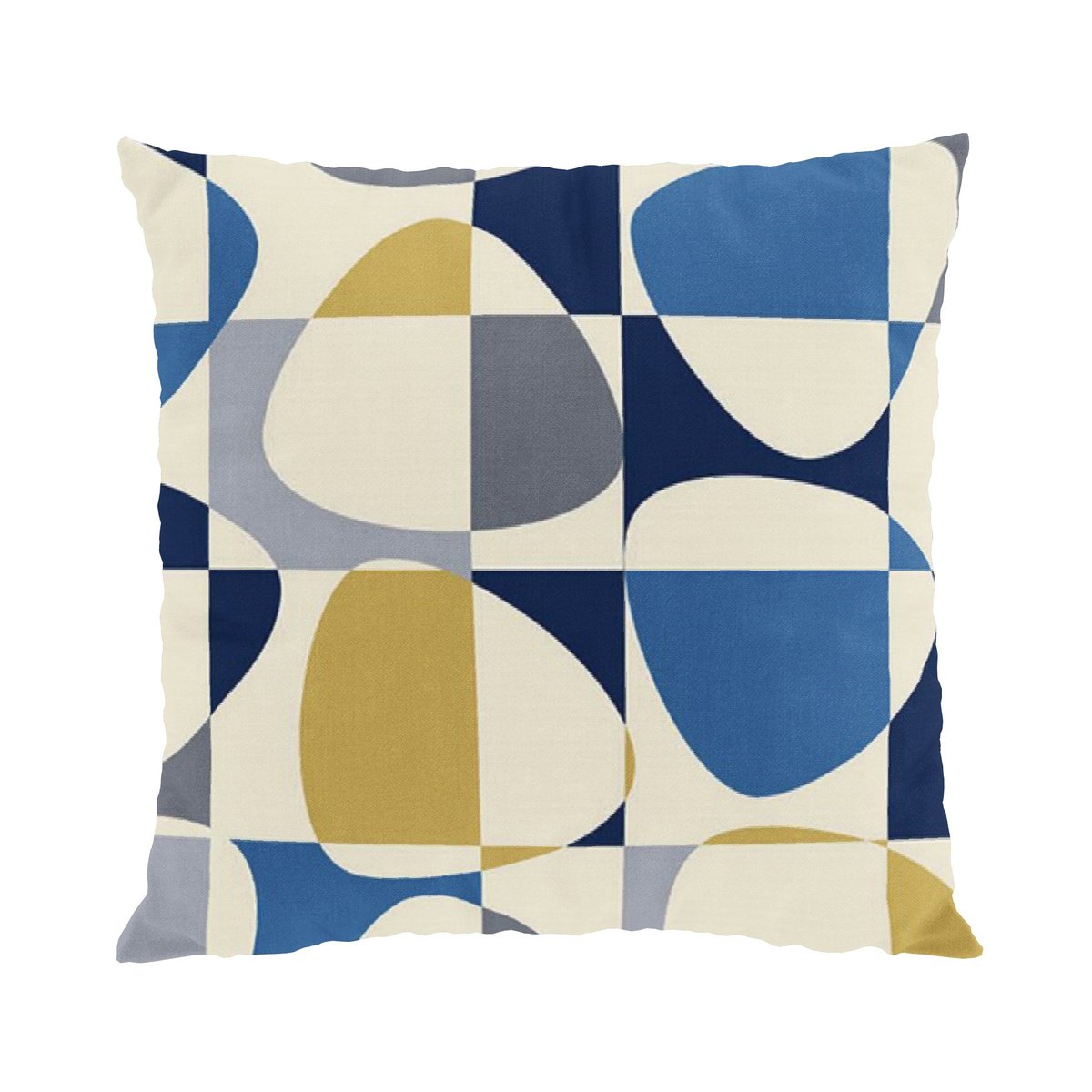Arvidssons Textil Mosaik tyynynpäällinen 47×47 cm Sininen
