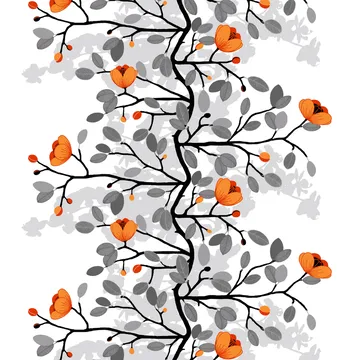 Ofelia kangas - oranssi - Arvidssons Textil