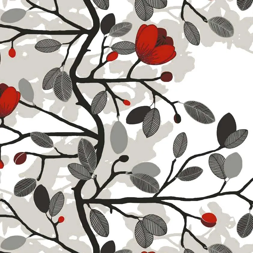 Ofelia vahakangas, punainen-ruskea Arvidssons Textil