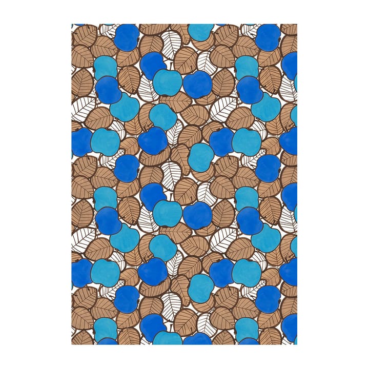 Päppel vahaliina - Vihreä-sininen - Arvidssons Textil