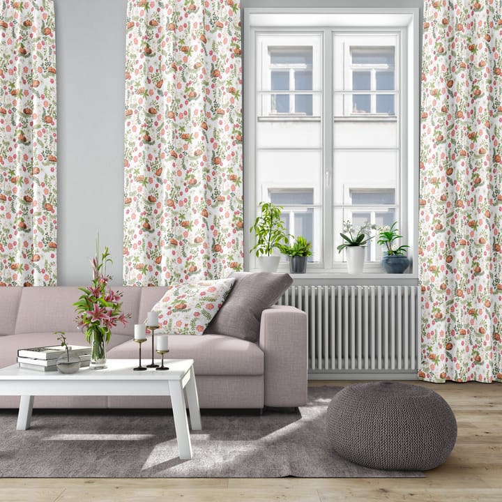 Sova räv -kangas, Vihreä-vaaleanpunainen Arvidssons Textil