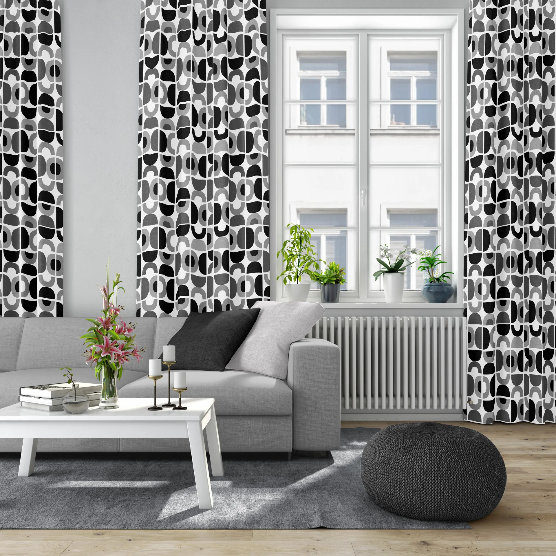 Spiraldans kangas, Harmaa Arvidssons Textil