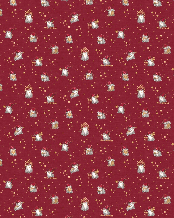 Stjärnglans kangas - Punainen - Arvidssons Textil