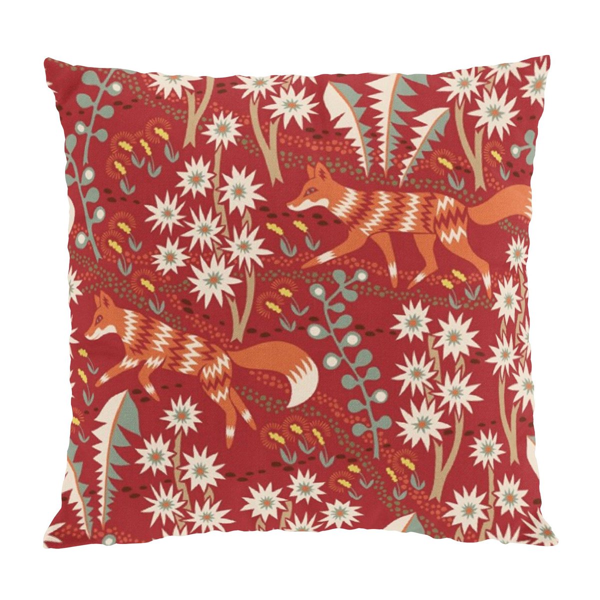 Arvidssons Textil Stjärnspeja tyynynpäällinen 47 x 47 cm Punainen