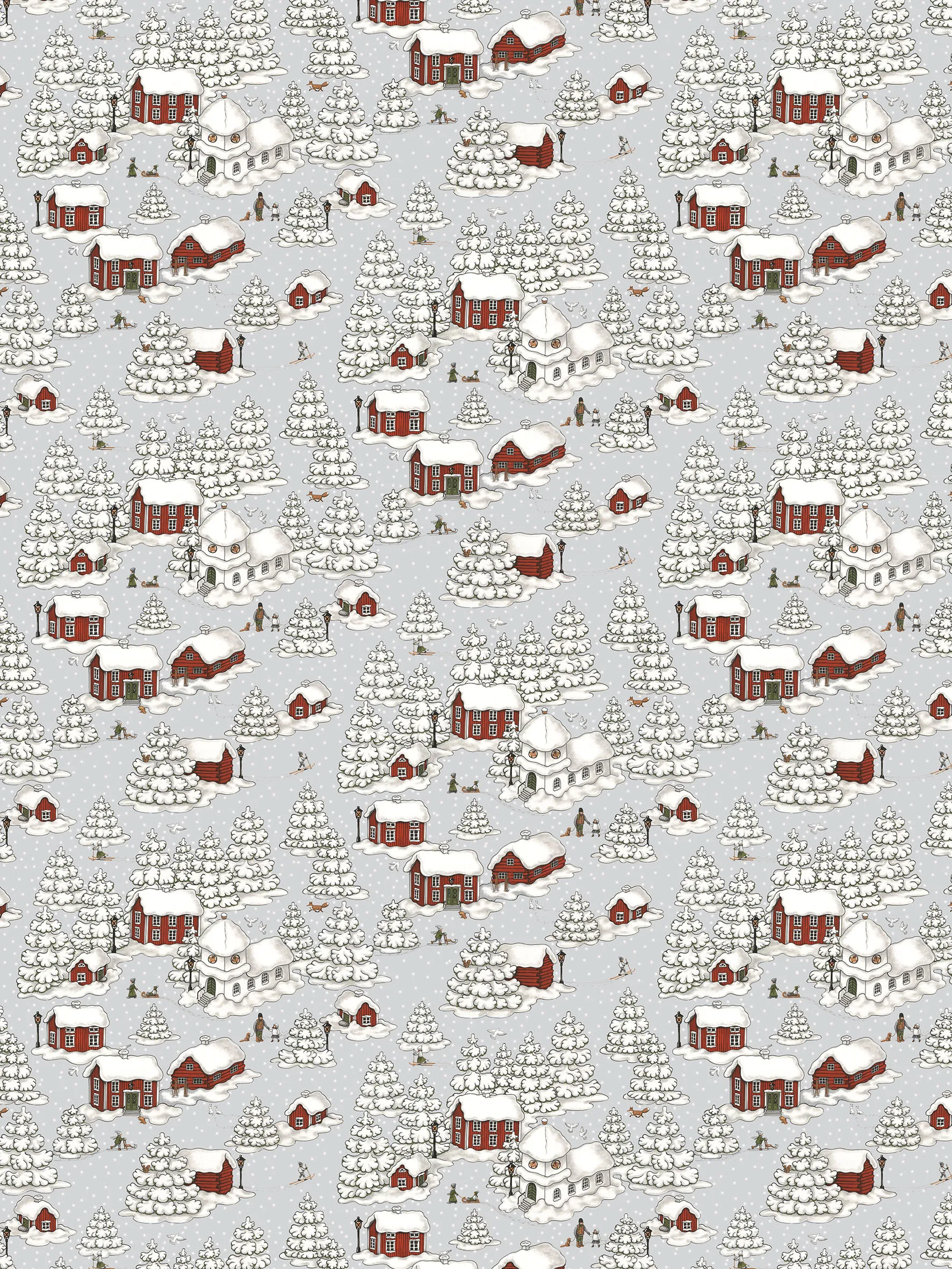 Timmerbyn kangas, Harmaa-punainen Arvidssons Textil