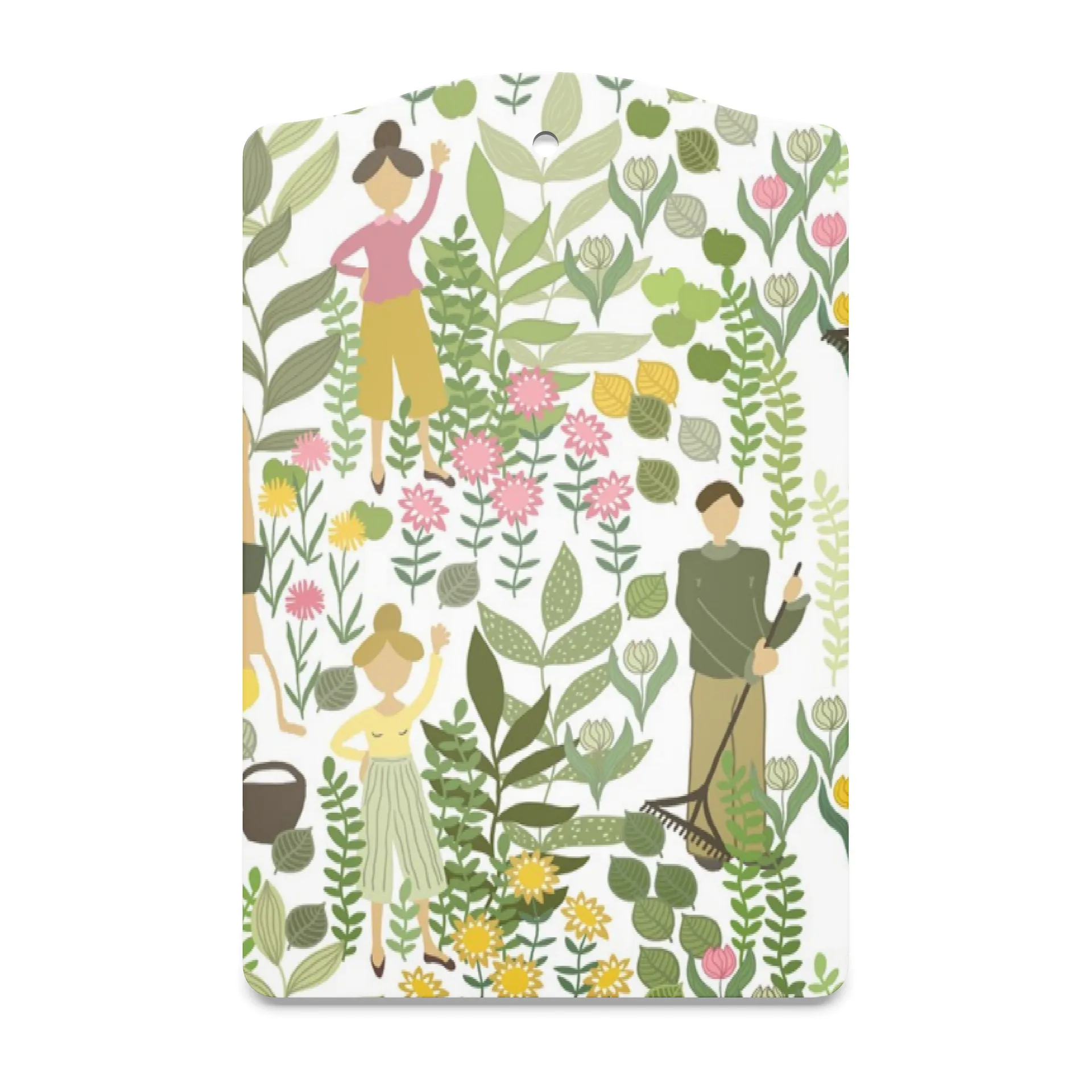 Trädgård tarjotin 20 x 30 cm, Vihreä Arvidssons Textil