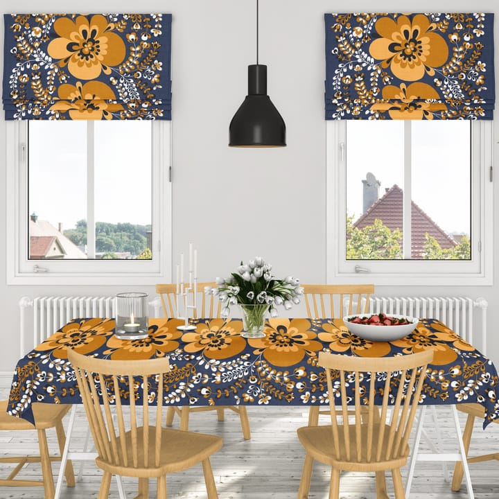 Viveka vahaliina - Oranssi-sininen - Arvidssons Textil