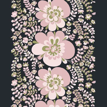 Viveka vahaliina - Vaaleanpunainen-harmaa - Arvidssons Textil