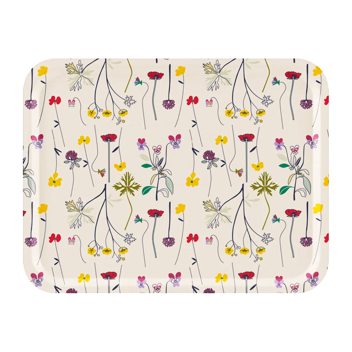 Herbarium tarjotin 33 x 43 cm, Off white Åry Home