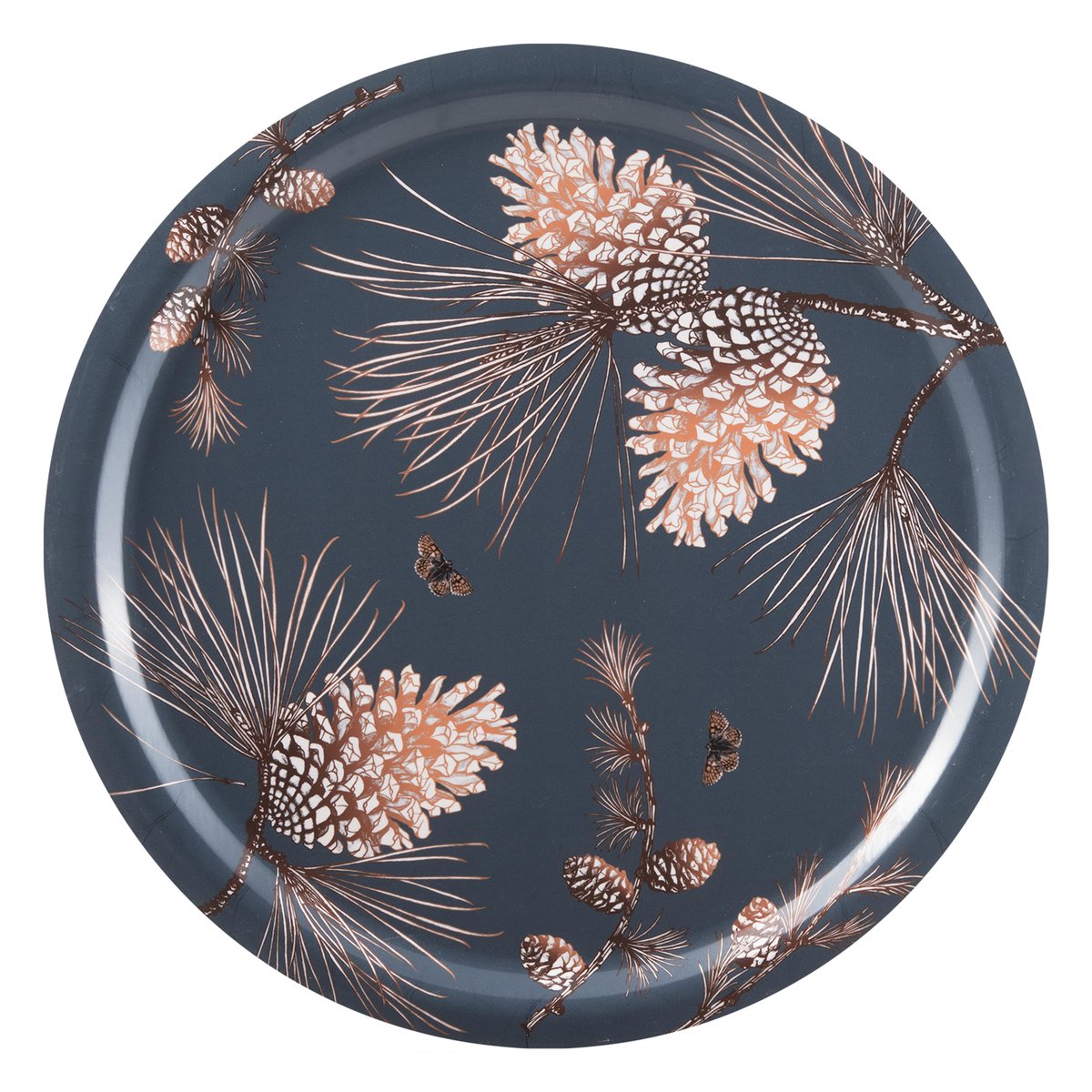 Åry Home Pine Cone -tarjotin, 49 cm Thunder | Skandinaavinen Sisustus | Tabletit | Sininen