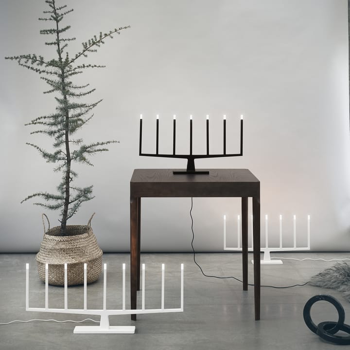 Adventure adventtikynttelikkö, 7-haarainen, Musta Ateljé Lyktan
