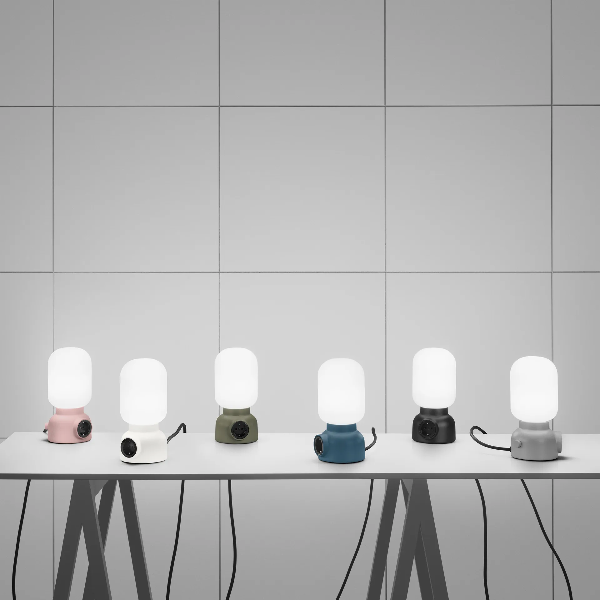 Plug valaisin, Puuteriroosa Ateljé Lyktan