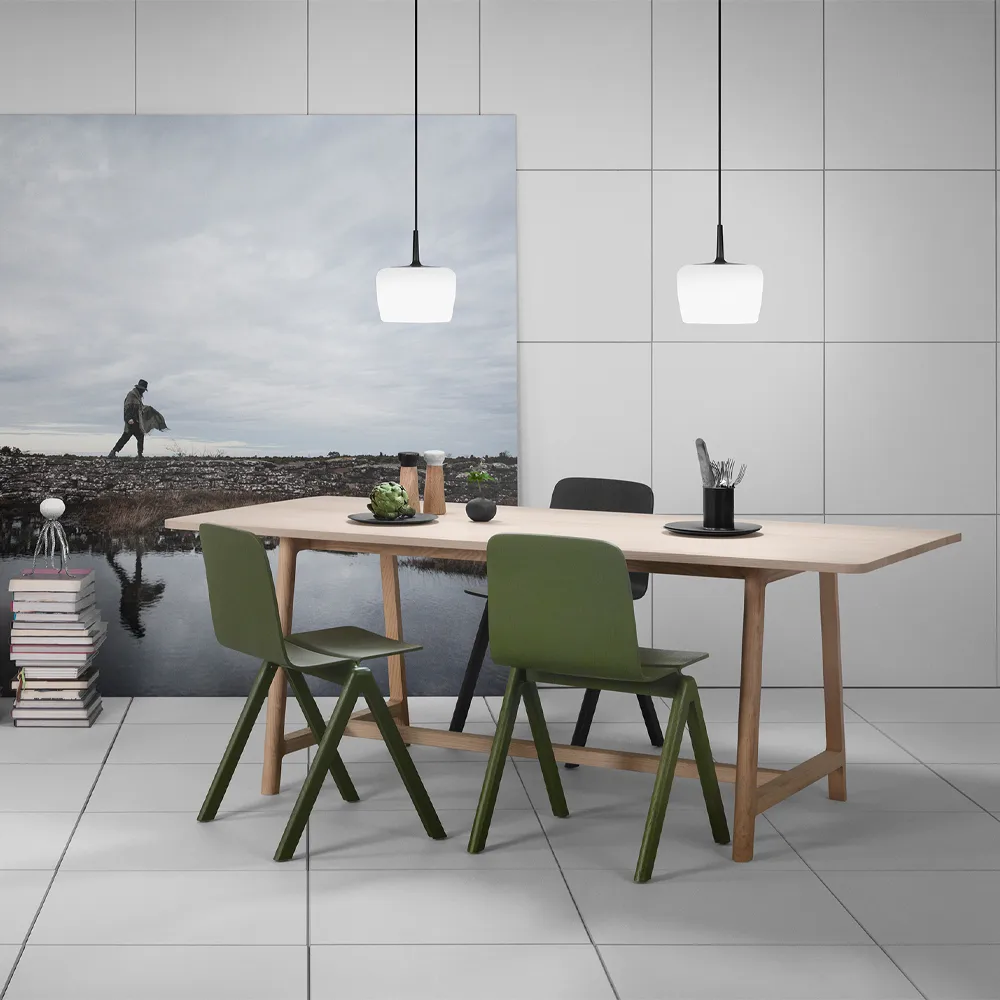 Riff Bowl -riippuvalaisin, Valkoinen, large, led Ateljé Lyktan