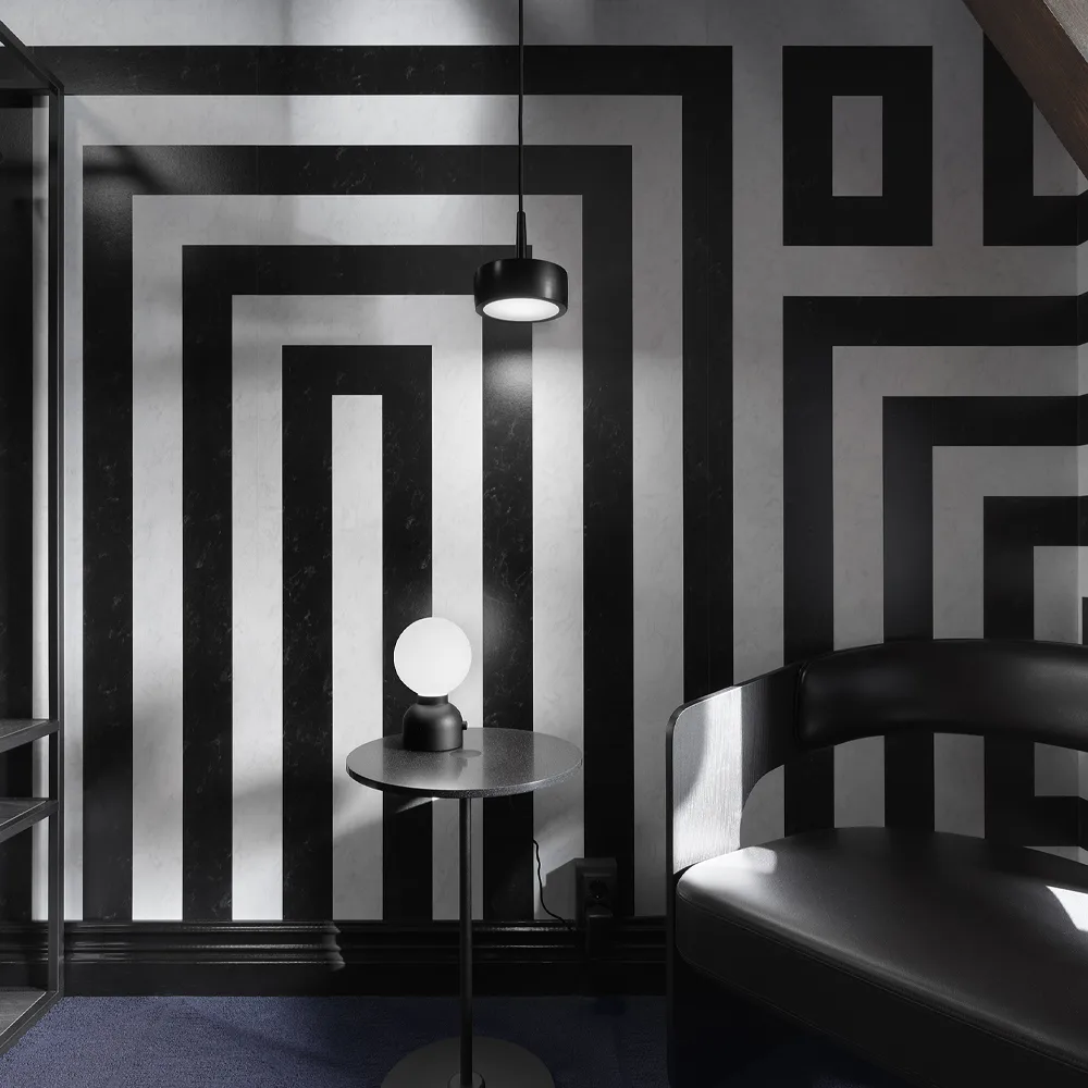 Riff Puck -riippuvalaisin, Valkoinen, large, led Ateljé Lyktan