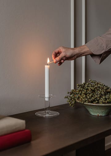 Abacus kynttilänjalka 8,5 cm - Kirkas - Audo Copenhagen