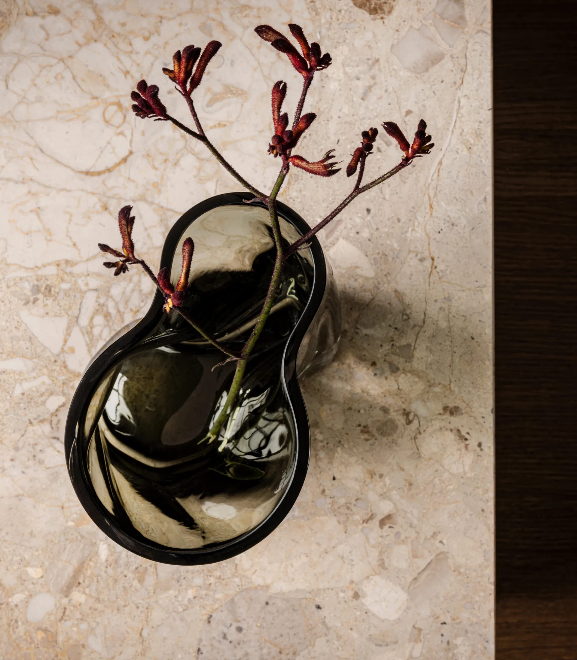 Aer maljakko 19 cm, Smoke Audo Copenhagen