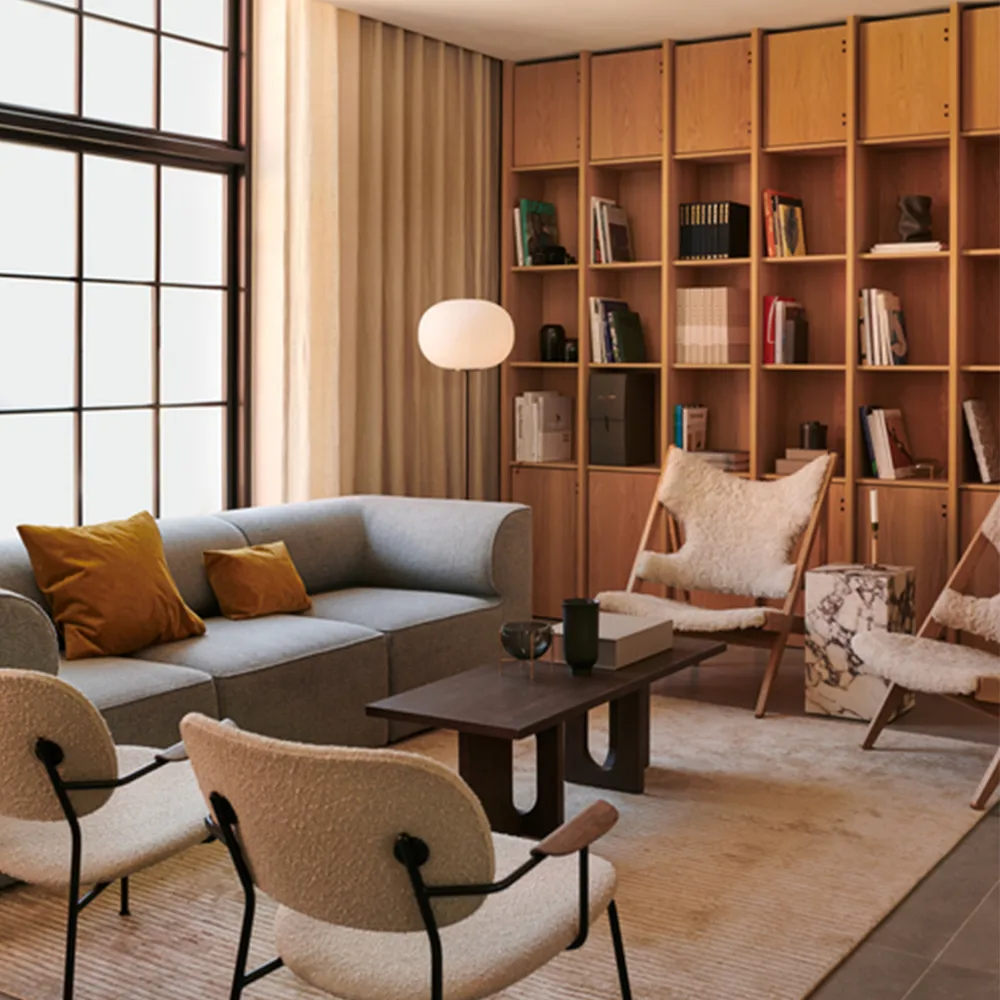 Androgyne Loungepöytä, Oak dark stained Audo Copenhagen