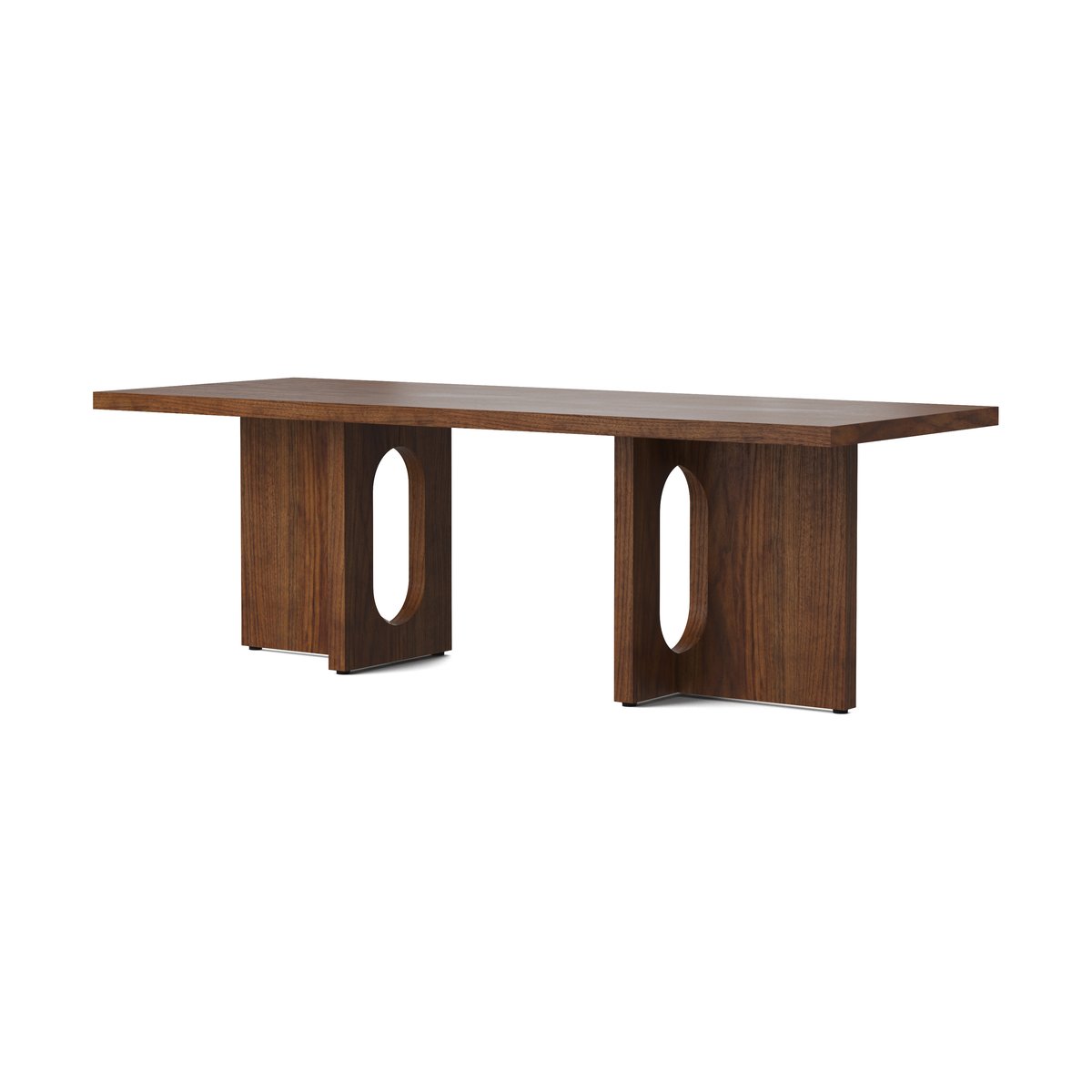 Audo Copenhagen Androgyne Loungepöytä Walnut | Skandinaavinen Sisustus | Sohvapöydät | Ruskea