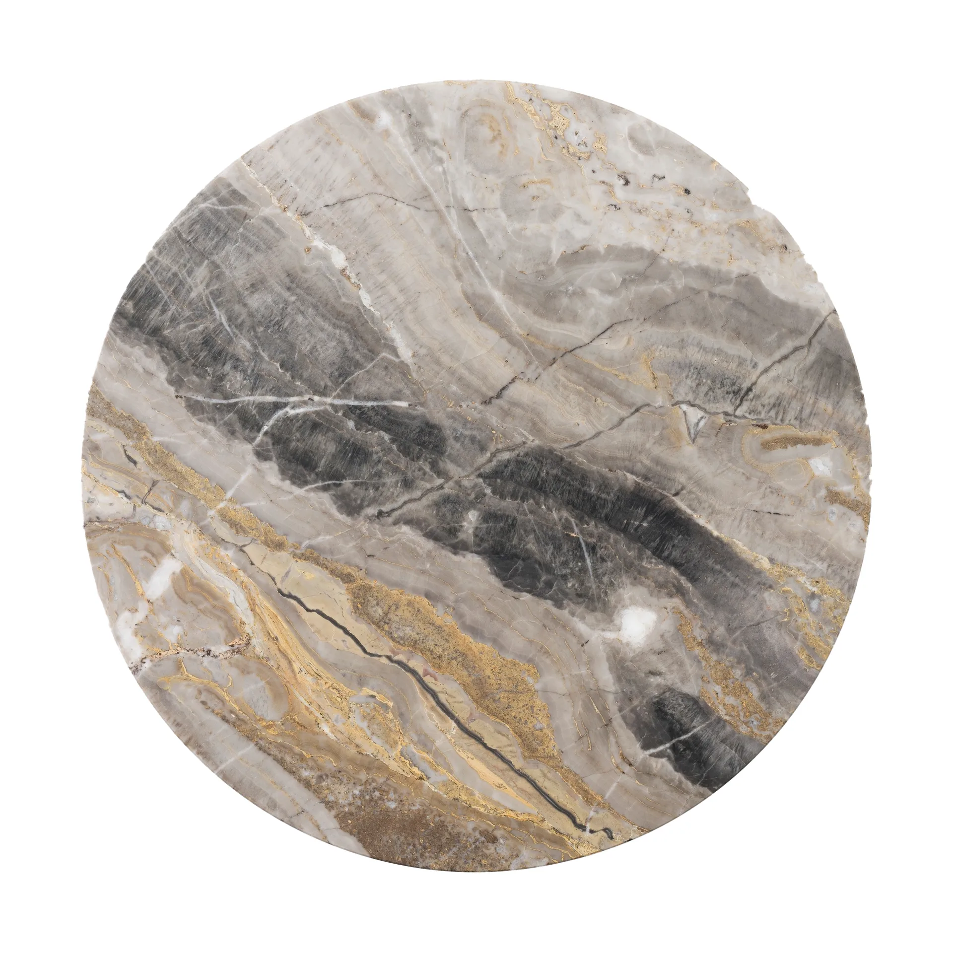 Androgyne pöytälevy sivupöytä Ø42 cm, Grey galaxy Audo Copenhagen