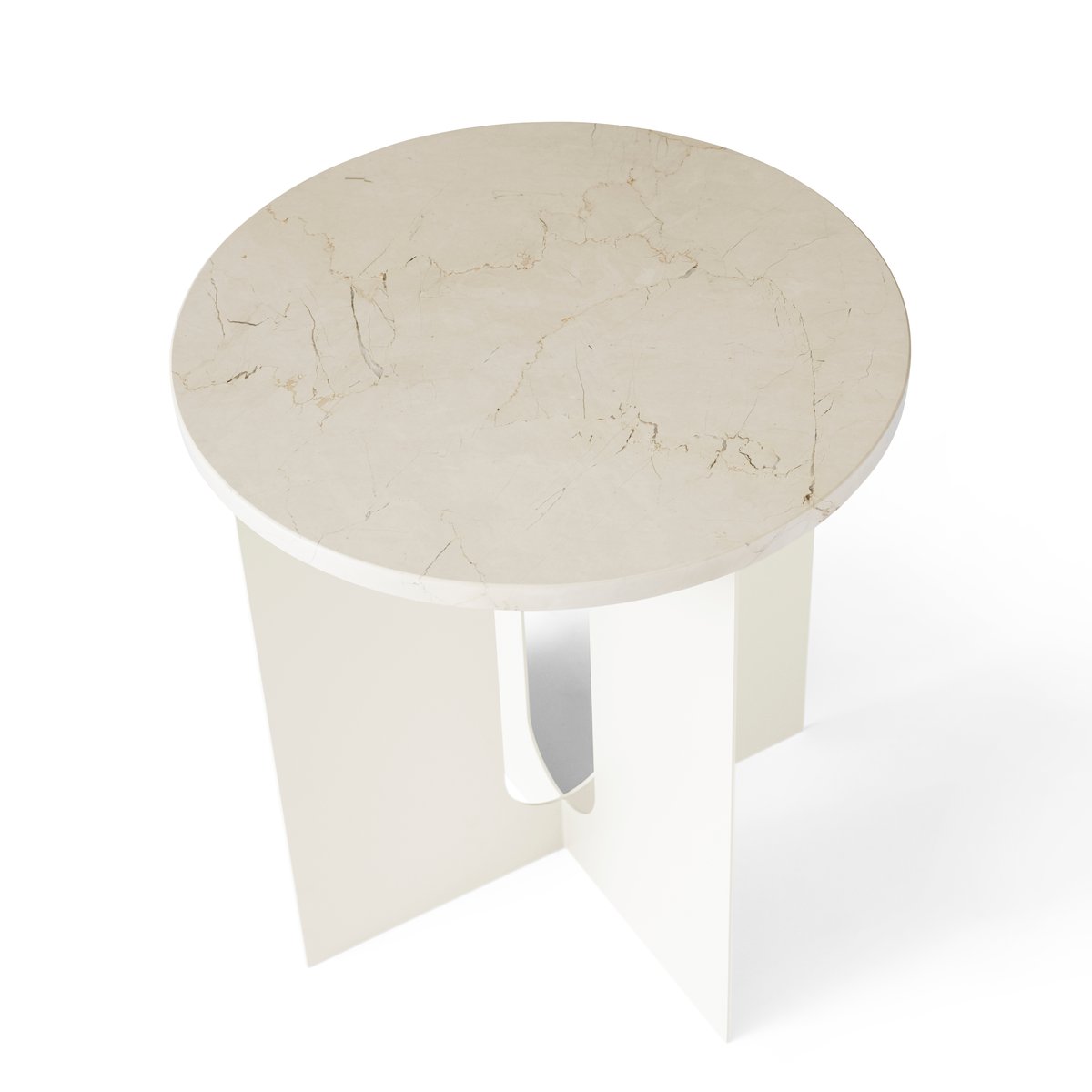 Audo Copenhagen Androgyne pöytälevy sivupöytä 42 cm norsunluunvalkoinen