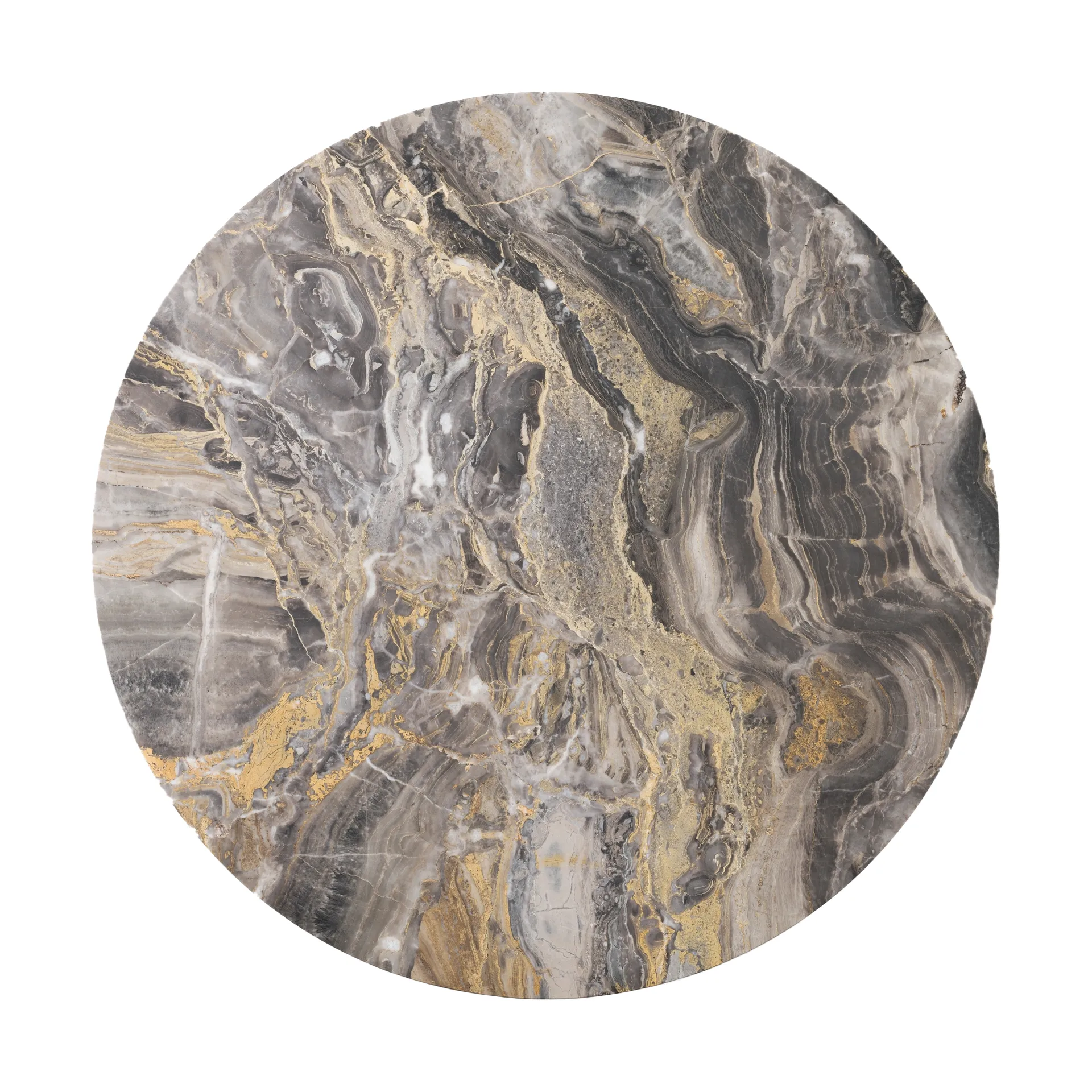 Androgyne pöytälevy sivupöytä Ø65 cm, Grey galaxy Audo Copenhagen