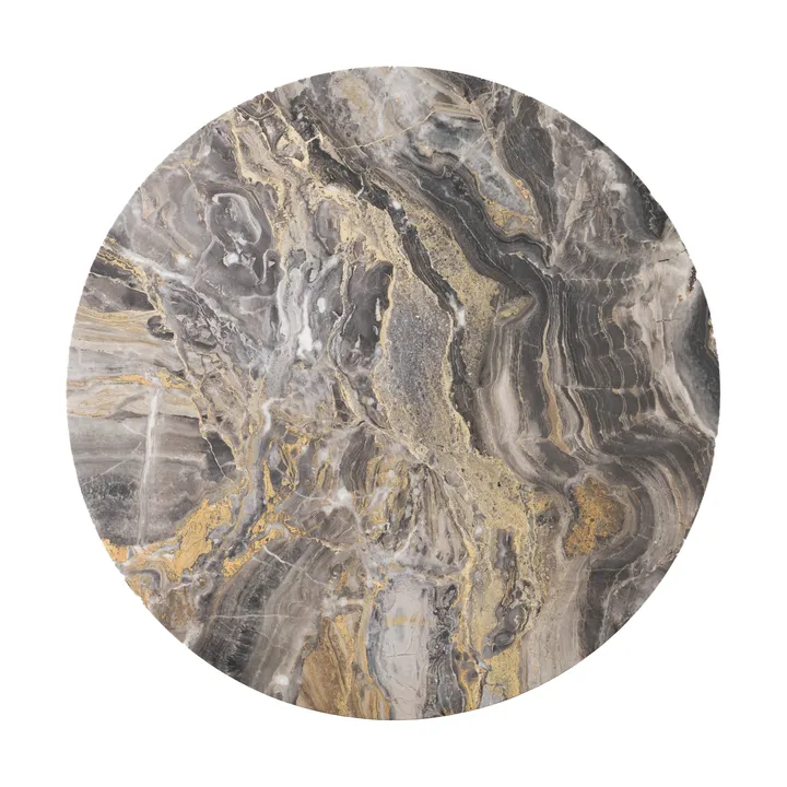 Androgyne pöytälevy sivupöytä - Grey galaxy, Ø65 cm - Audo Copenhagen