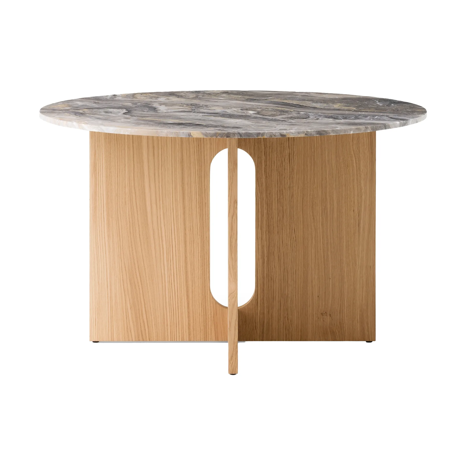 Androgyne ruokapöytä, Grey galaxy-käsittelemätön tammi Audo Copenhagen