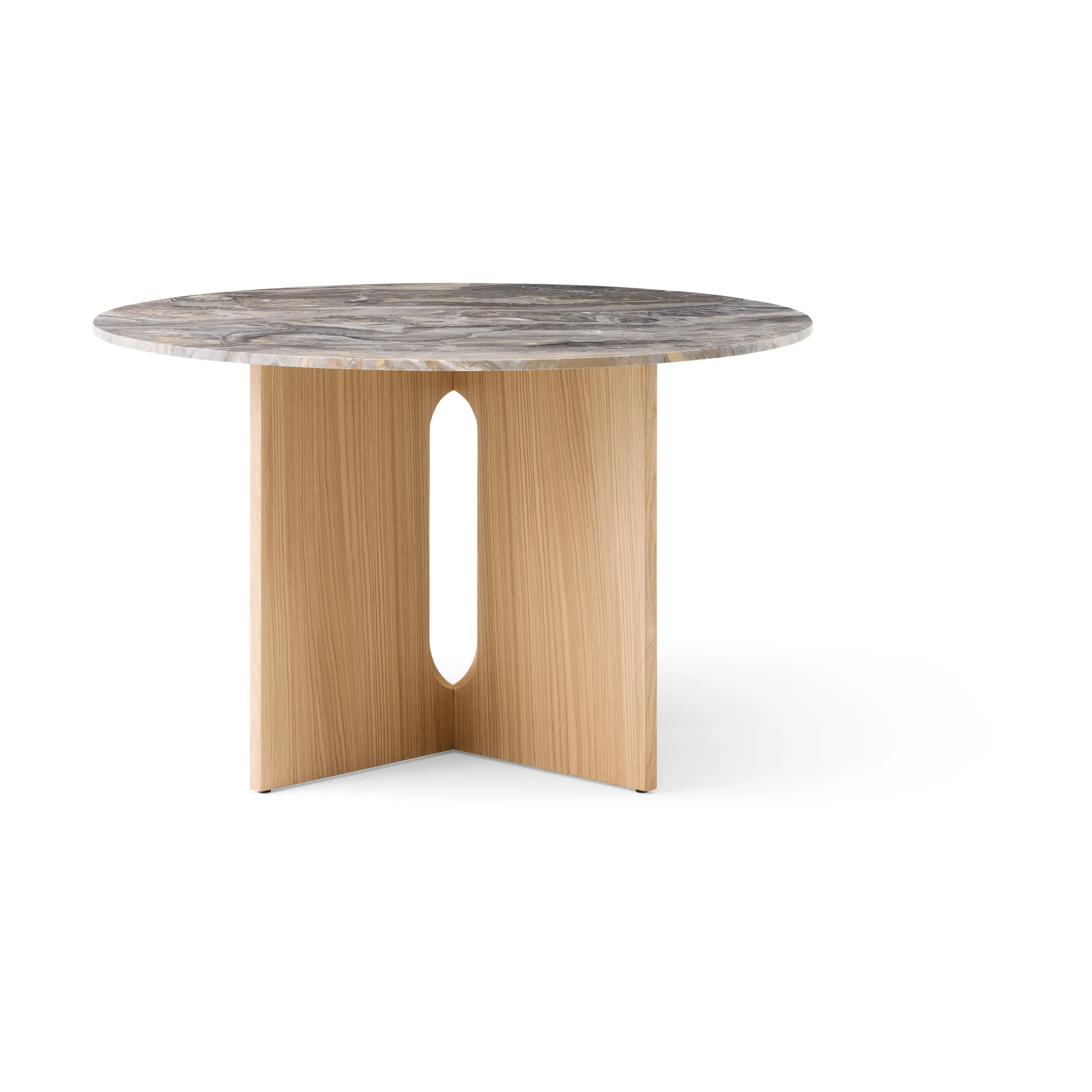 Androgyne ruokapöytä, Grey galaxy-käsittelemätön tammi Audo Copenhagen