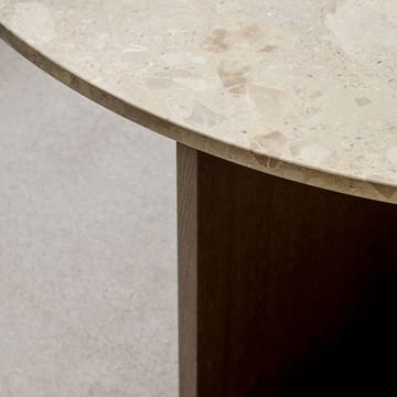Androgyne ruokapöytä - Sand stone-käsittelemätön tammirunko - Audo Copenhagen