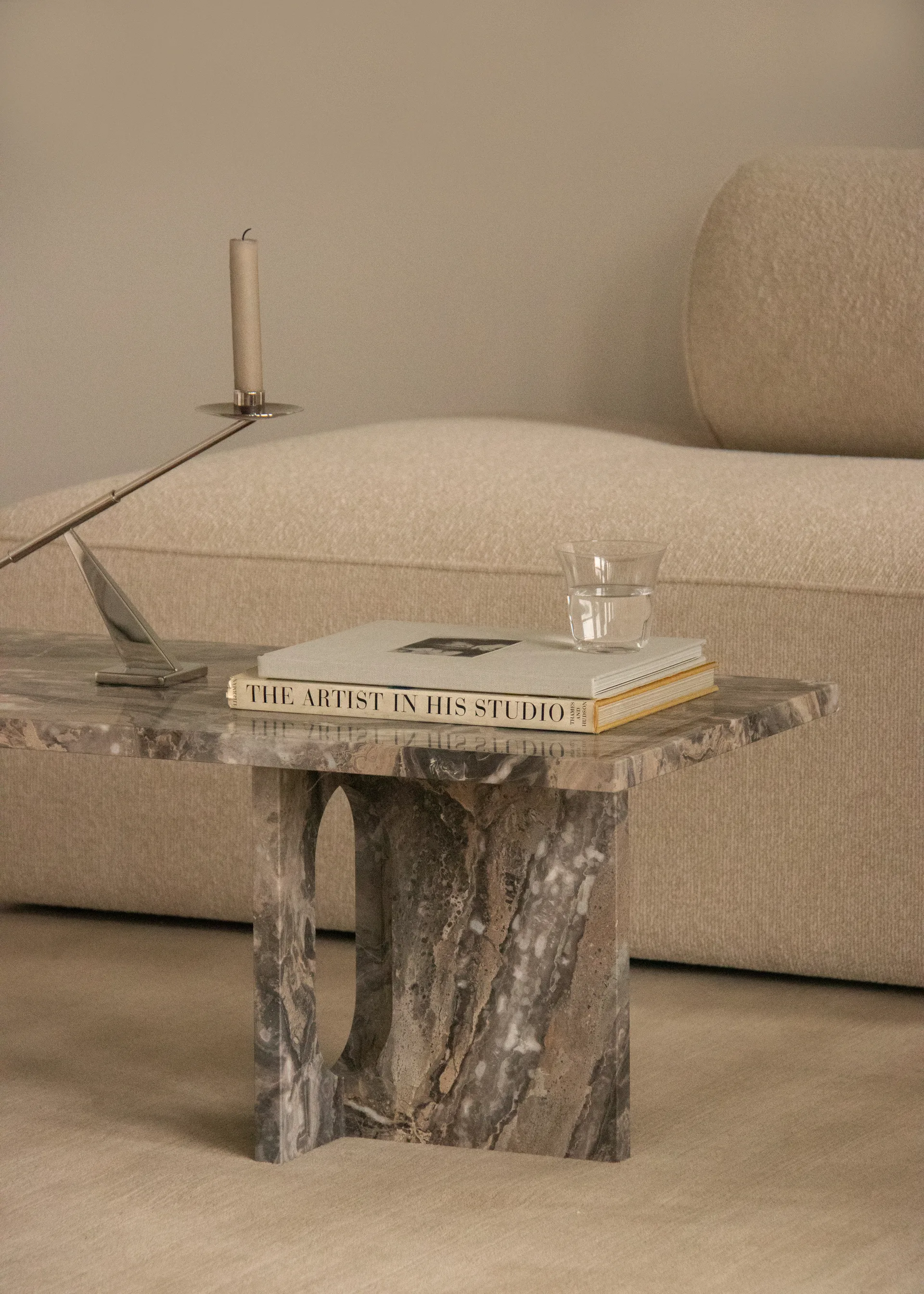 Androgyne sohvapöytä 45x120 cm, Grey galaxy-grey galaxy Audo Copenhagen