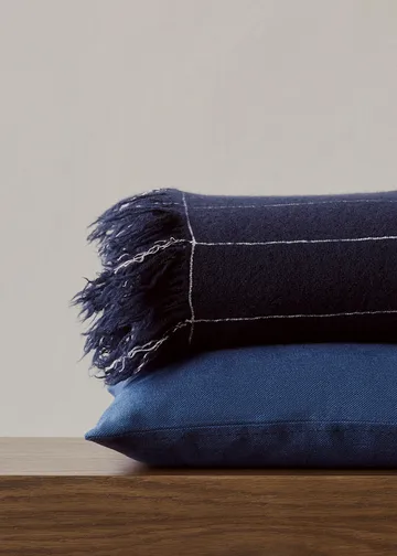 Battus huopa 130x185 cm - Indigo - Audo Copenhagen