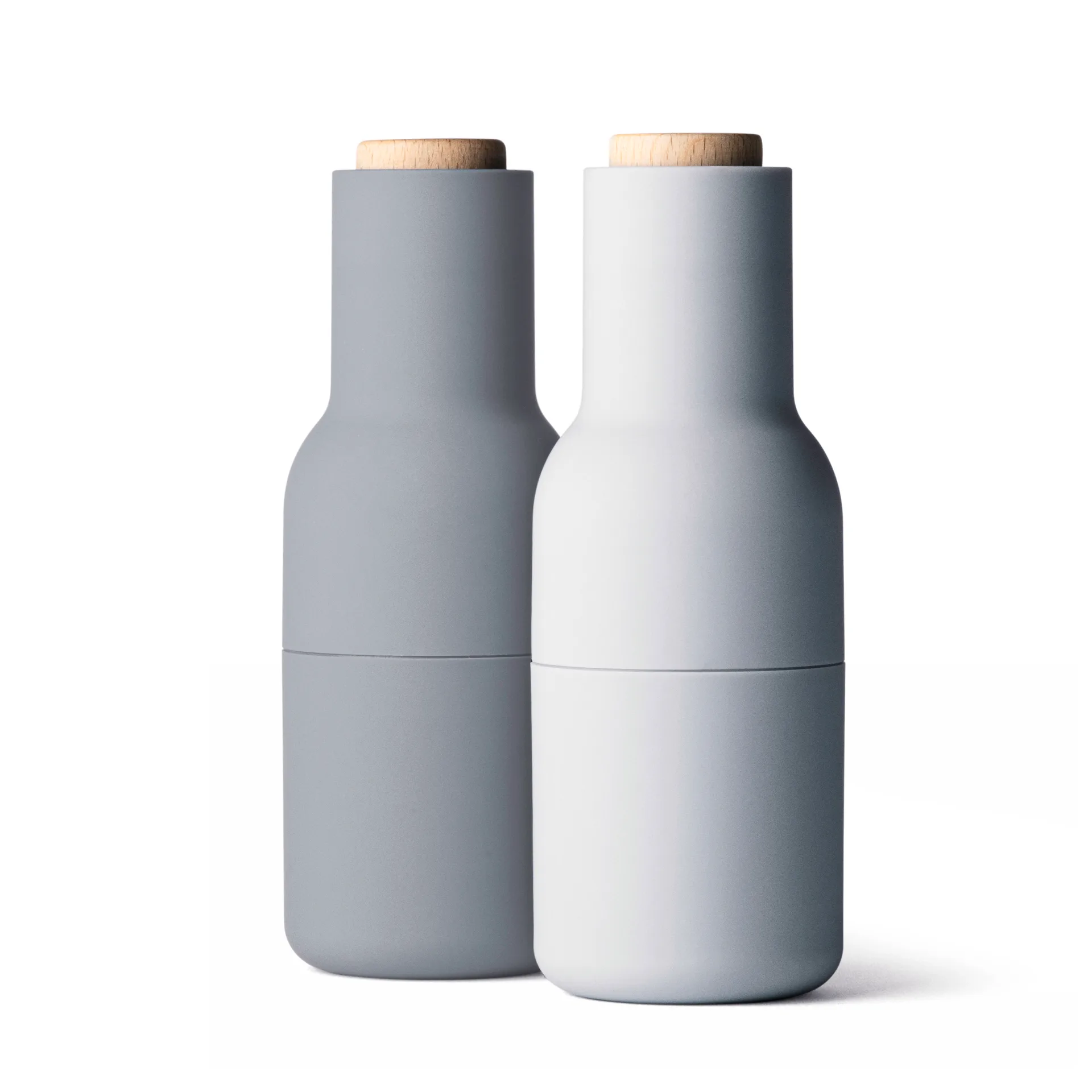 Bottle grinder maustemylly 2-pakkaus special edition, concrete- feather (träkansi) Audo Copenhagen