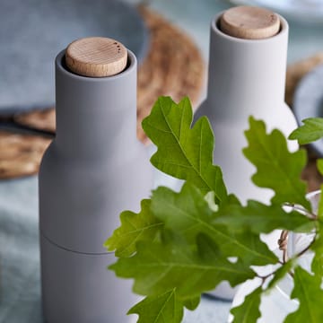 Bottle grinder maustemylly 2-pakkaus special edition - concrete- feather (träkansi) - Audo Copenhagen