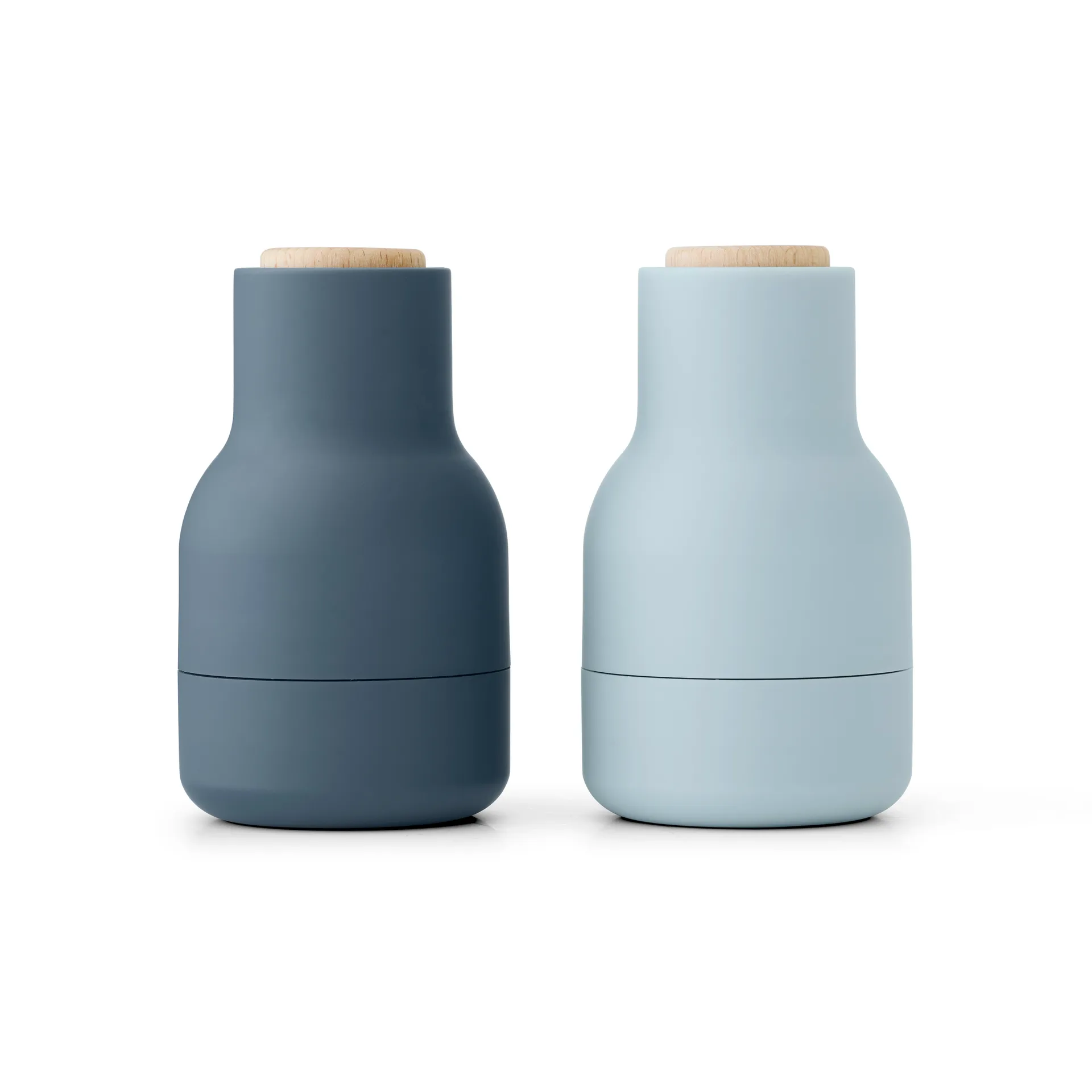 Bottle Grinder -maustemylly Small 2-pakkaus, Blues-pyökki Audo Copenhagen