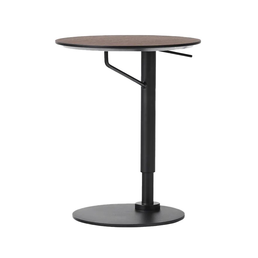 Branch sivupöytä Ø45 cm, Dark stained oak Audo Copenhagen