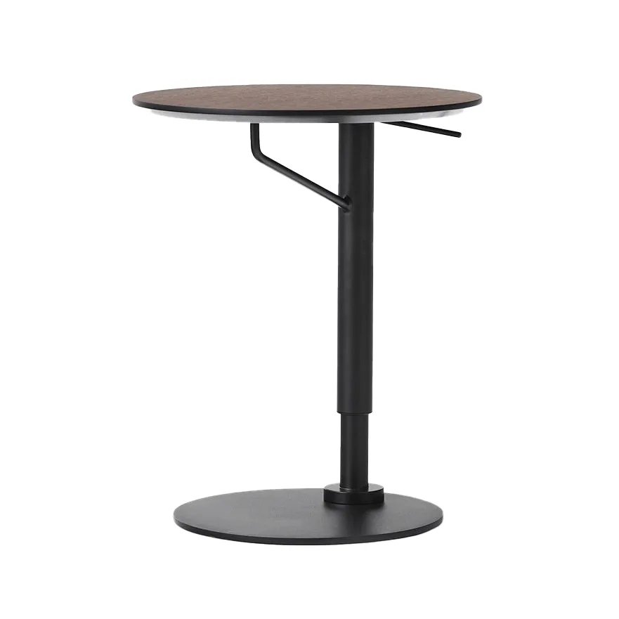 Audo Copenhagen Branch sivupöytä Ø45 cm Dark stained oak