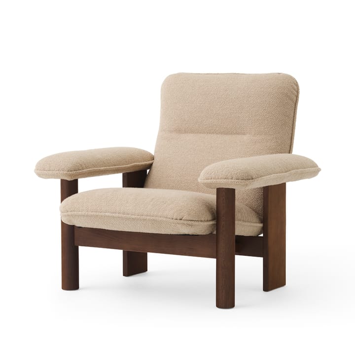 Brasilia nojatuoli - Dark oak-Bouclé 02 beige - Audo Copenhagen