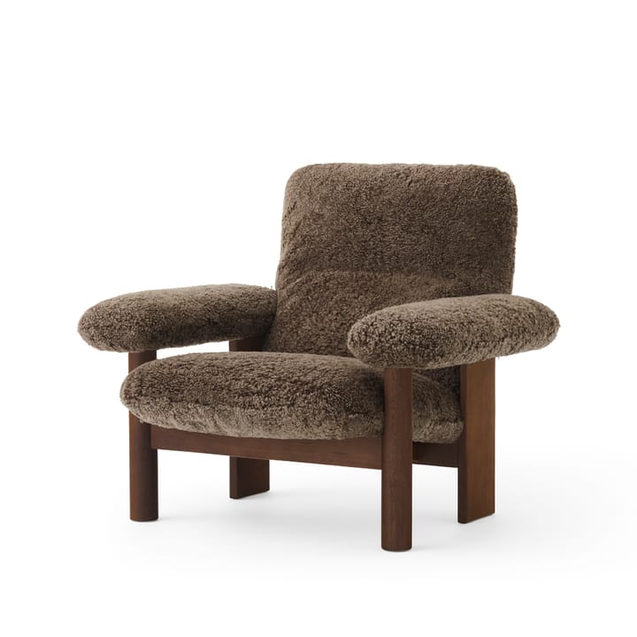 Brasilia nojatuoli - Dark oak-Root sheepskin - Audo Copenhagen