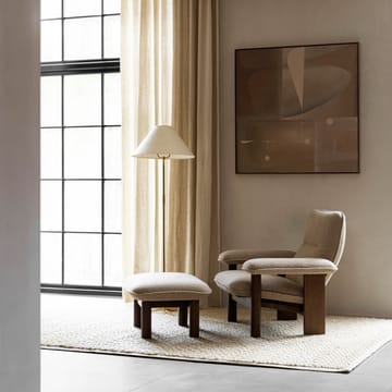 Brasilia nojatuoli - Walnut-Bouclé 02 beige - Audo Copenhagen