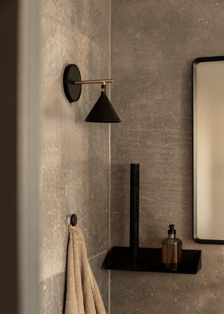 Cast Sconce seinävalaisin kiinteällä asennuksella, Black Audo Copenhagen