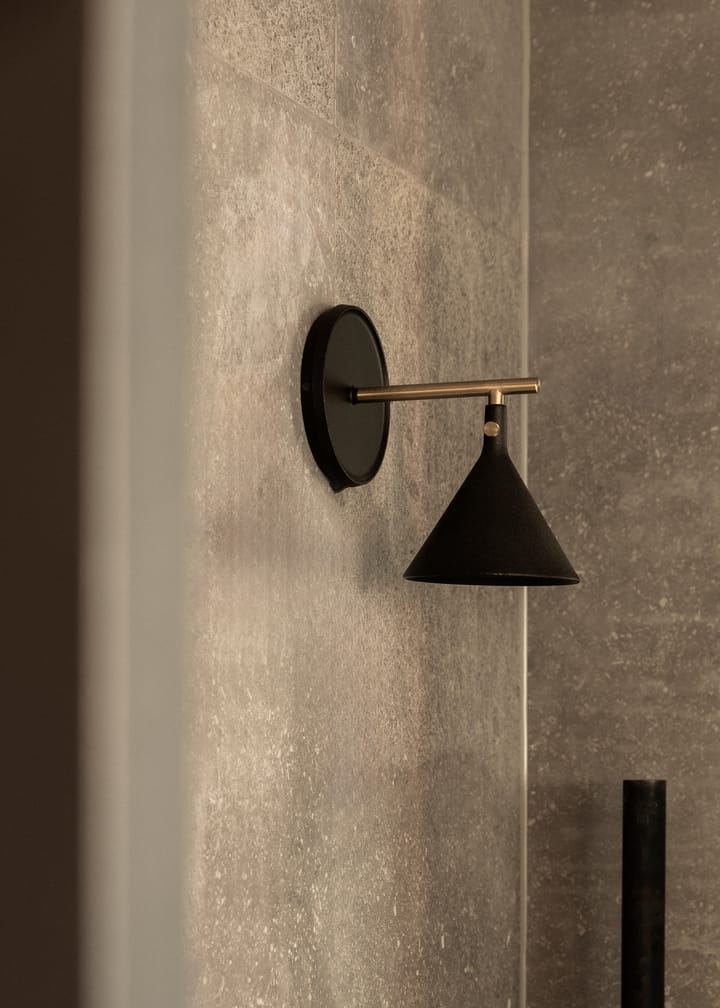 Cast Sconce seinävalaisin kiinteällä asennuksella, Black Audo Copenhagen