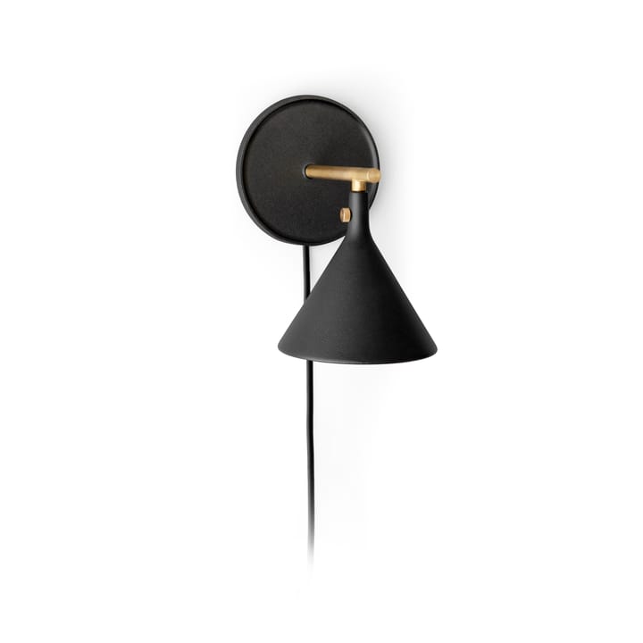 Cast Sconce seinävalaisin, Musta Audo Copenhagen