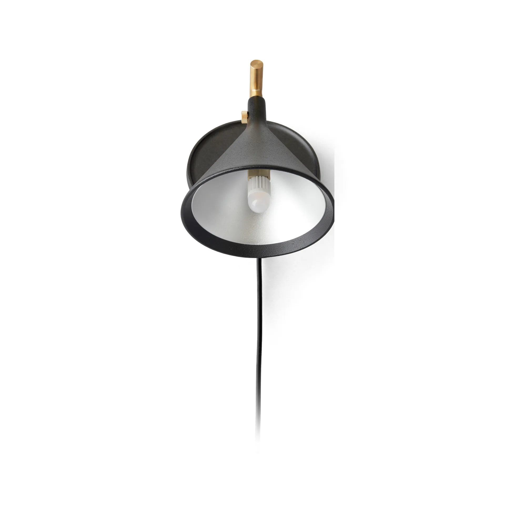 Cast Sconce seinävalaisin, Musta Audo Copenhagen
