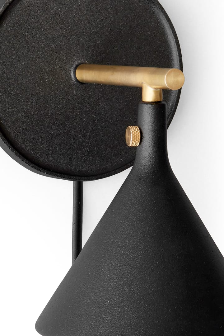 Cast Sconce seinävalaisin, Musta Audo Copenhagen