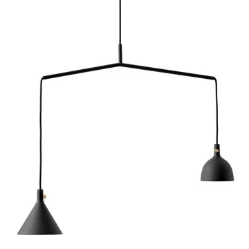 Cast shape 4 -riippuvalaisin - Musta - Audo Copenhagen